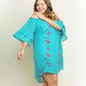 Boho Hippie Peasant Dress Sz XL WOMAN'S